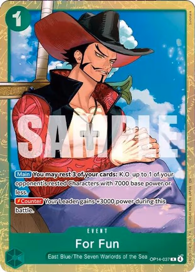 For Fun (Premium Card Collection -Best Selection Vol. 6 - R (OP14-037)
