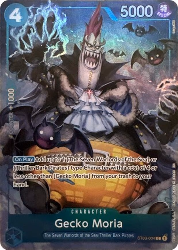 Gecko Moria (Seven Warlords of the Sea Binder Set) - C (ST03-004)