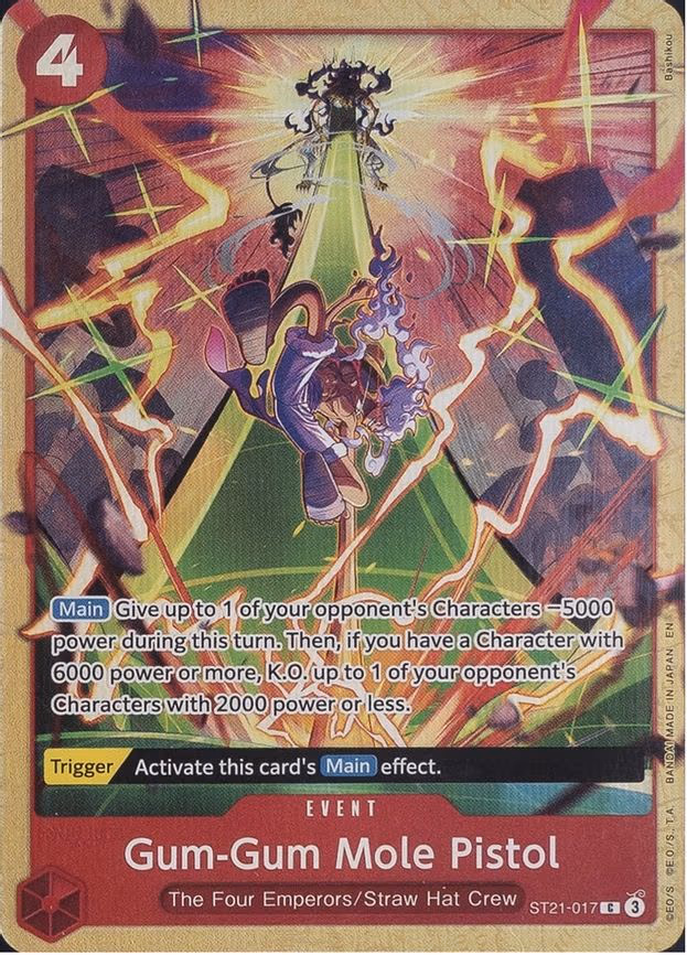 Gum-Gum Mole Pistol (Premium Card Collection -Best Selection Vol. 5 - C (ST21-017)