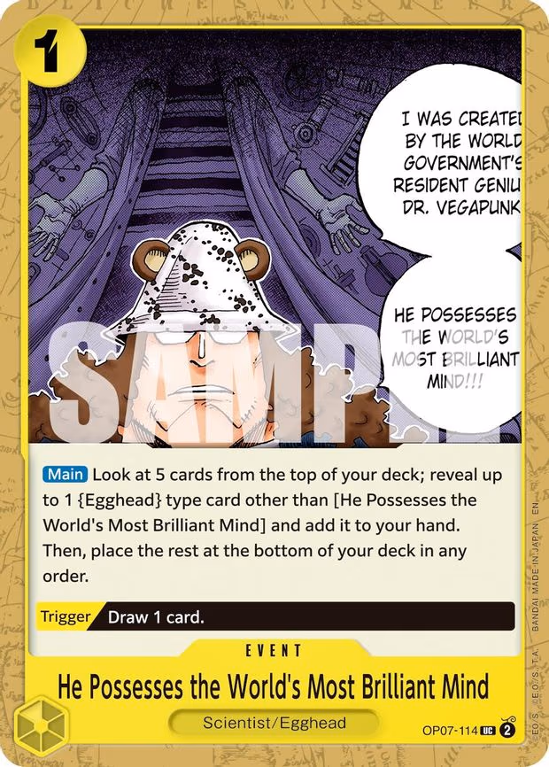 He Possesses the World's Most Brilliant Mind (Reprint) - UC (OP07-114)
