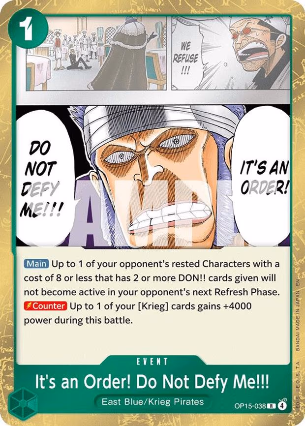 It's an Order! Do Not Defy Me!!! - R (OP15-038)