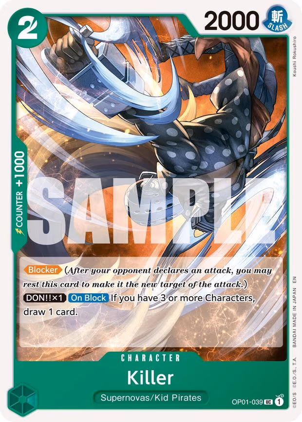 Killer (Reprint) - UC (OP01-039)