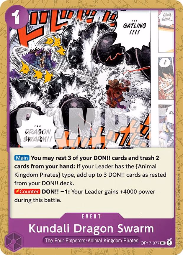 Kundali Dragon Swarm - UC (OP17-077)