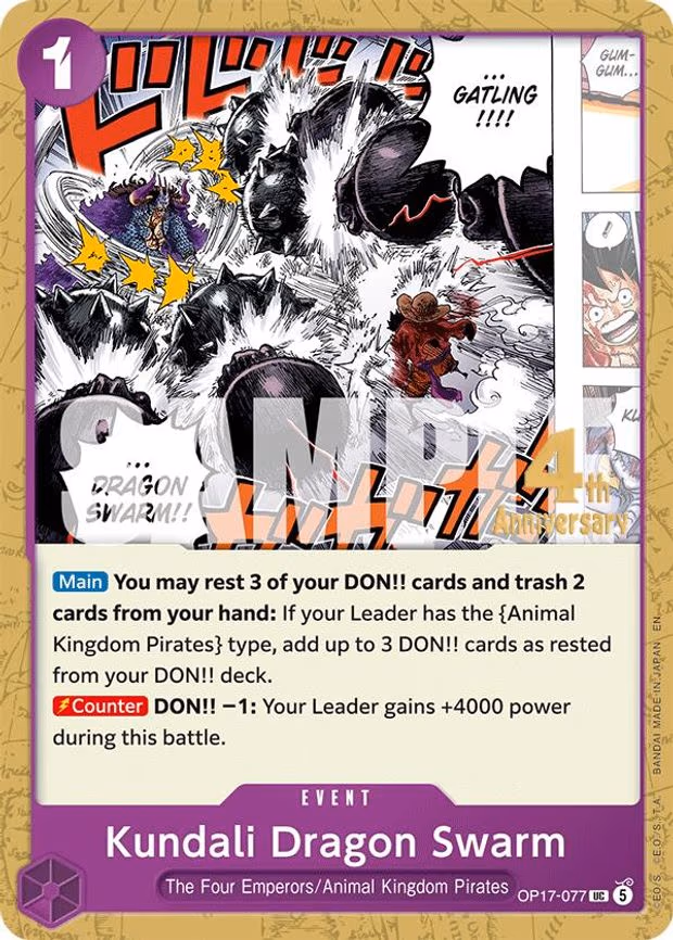 Kundali Dragon Swarm - UC (OP17-077)