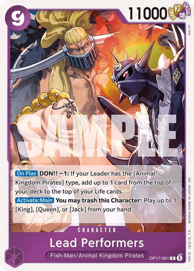 Lead Performers - R (OP17-061)