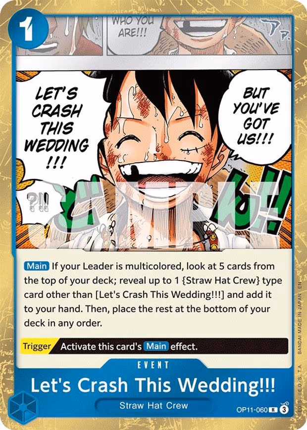 Let's Crash This Wedding!!! - R (OP11-060)