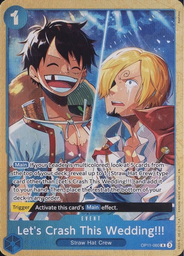Let's Crash This Wedding!!! (Premium Card Collection -Best Selection Vol. 5 - R (OP11-060)