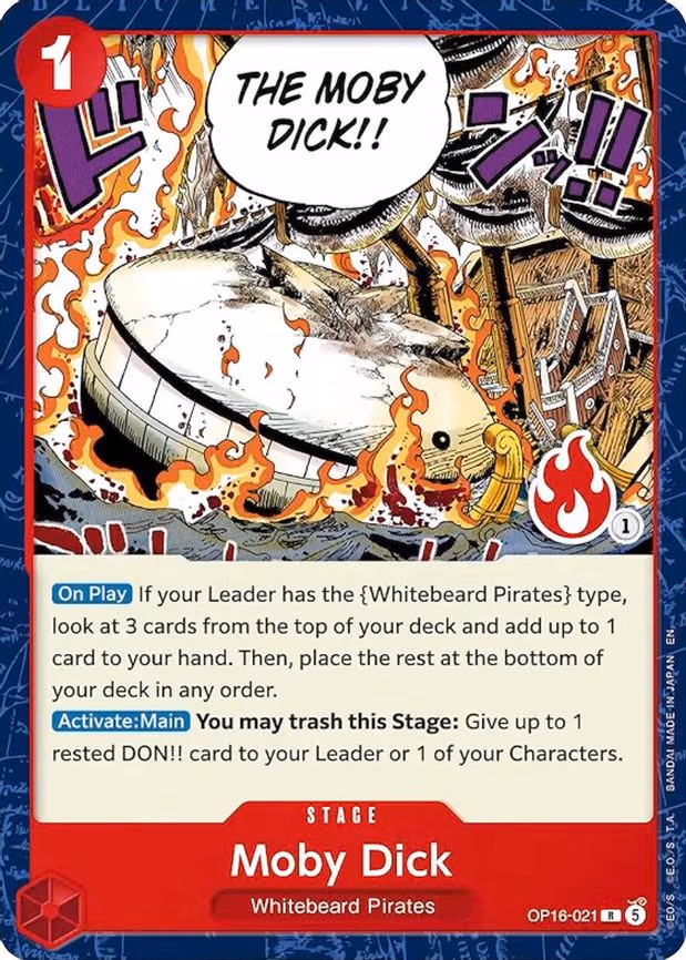 Moby Dick (Ace Deck) - R (OP16-021)