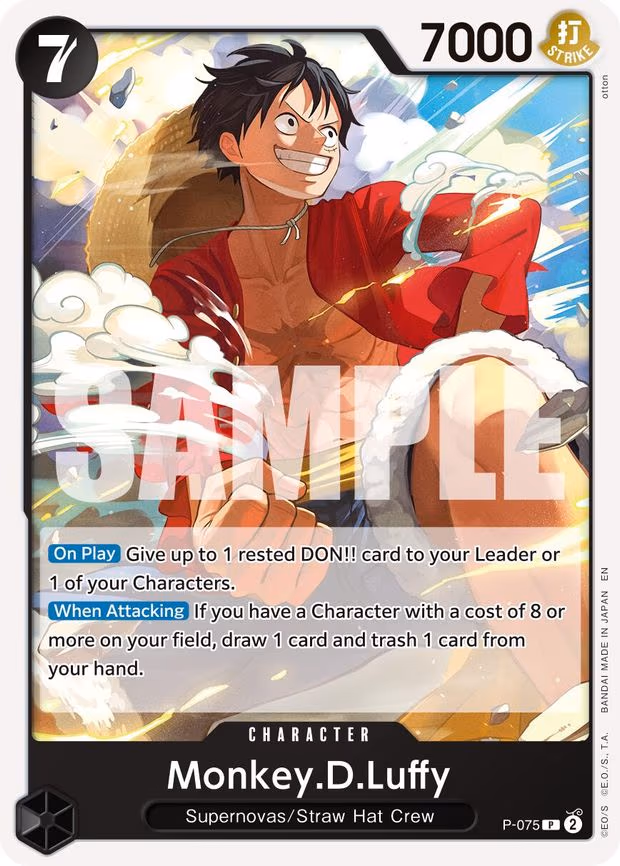 Monkey.D.Luffy - P-075 (Reprint) - PR (P-075)