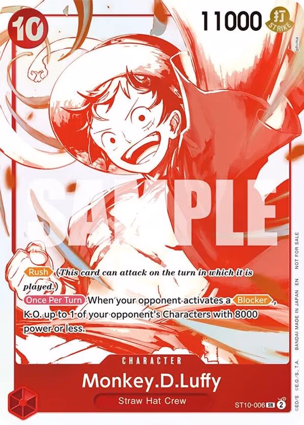 Monkey.D.Luffy - ST10-006 (3rd Anniversary Treasure Campaign Pack) - C (ST10-006)