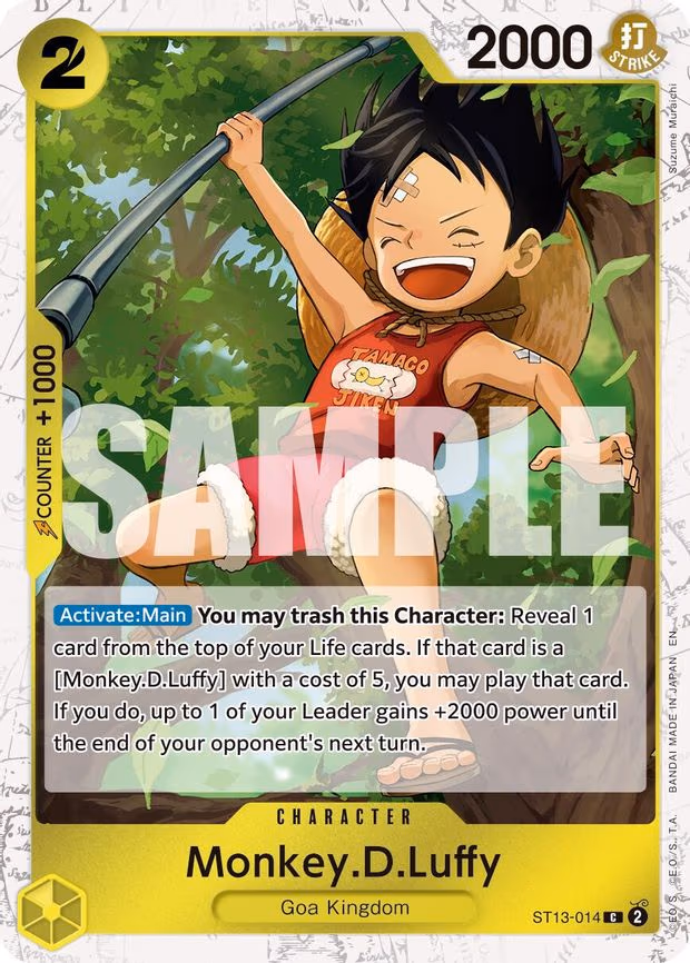 Monkey.D.Luffy - C (ST13-014)