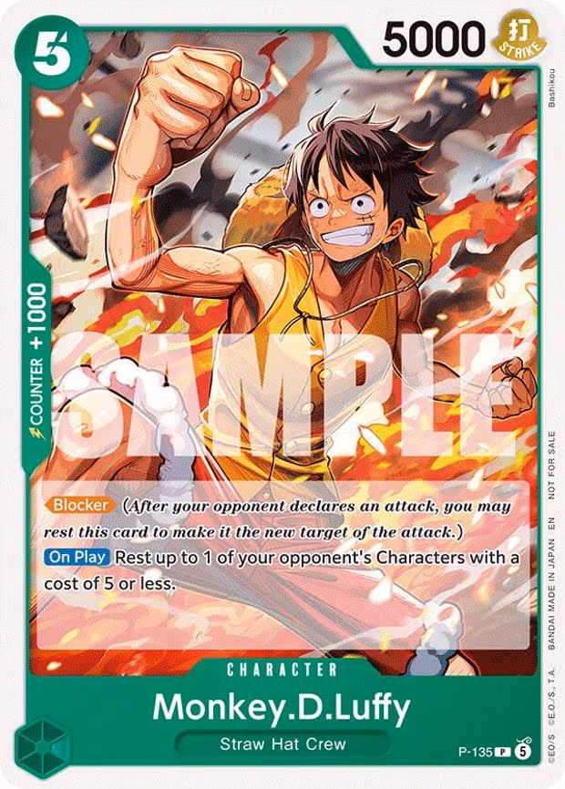 Monkey.D.Luffy - PR (P-135)