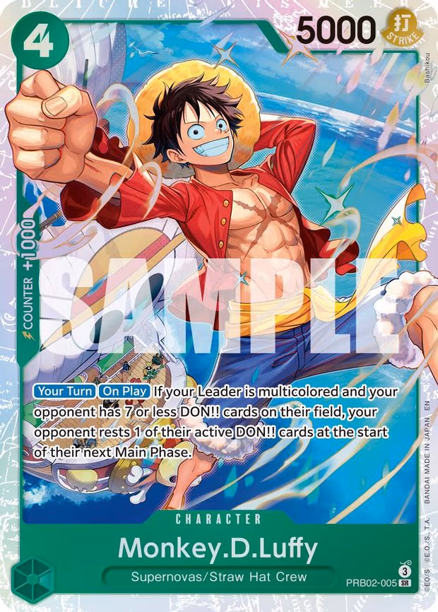 Monkey.D.Luffy - SR (PRB02-005)