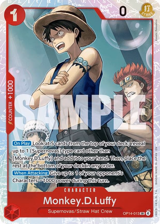 Monkey.D.Luffy - SR (OP14-013)