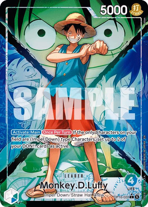 Monkey.D.Luffy - L (OP16-022)