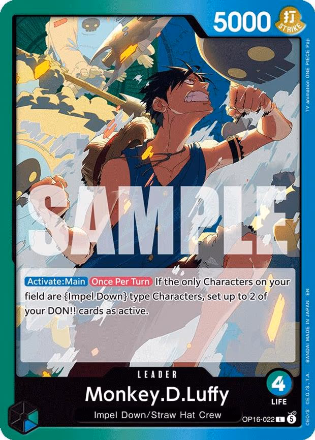 Monkey.D.Luffy - L (OP16-022)