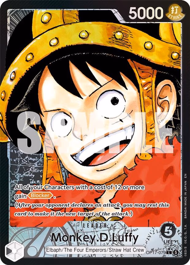 Monkey.D.Luffy - L (OP17-079)