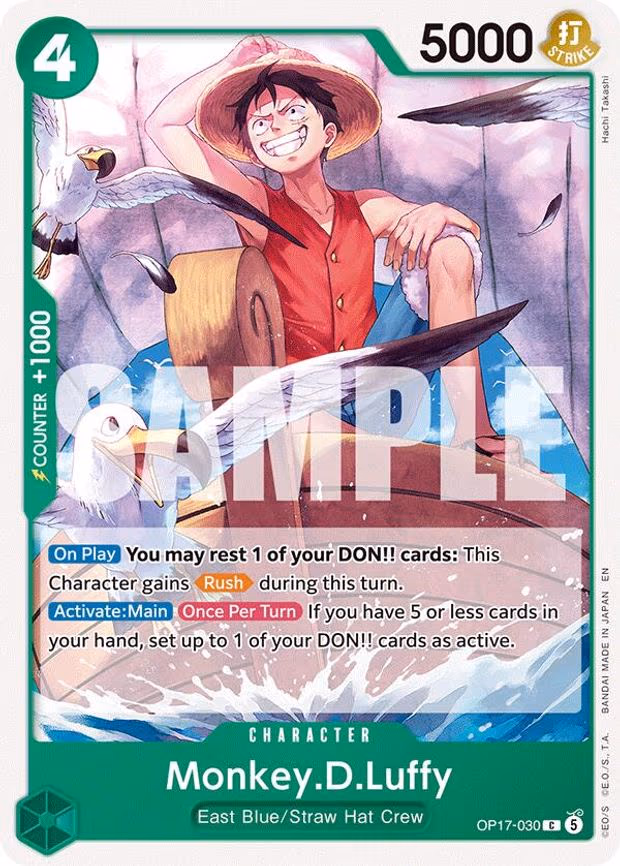 Monkey.D.Luffy - C (OP17-030)