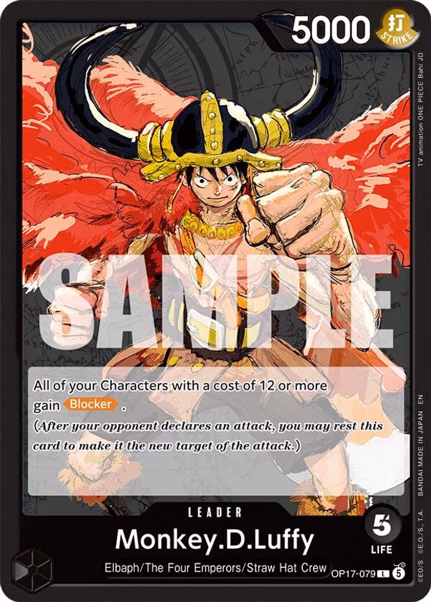 Monkey.D.Luffy - L (OP17-079)