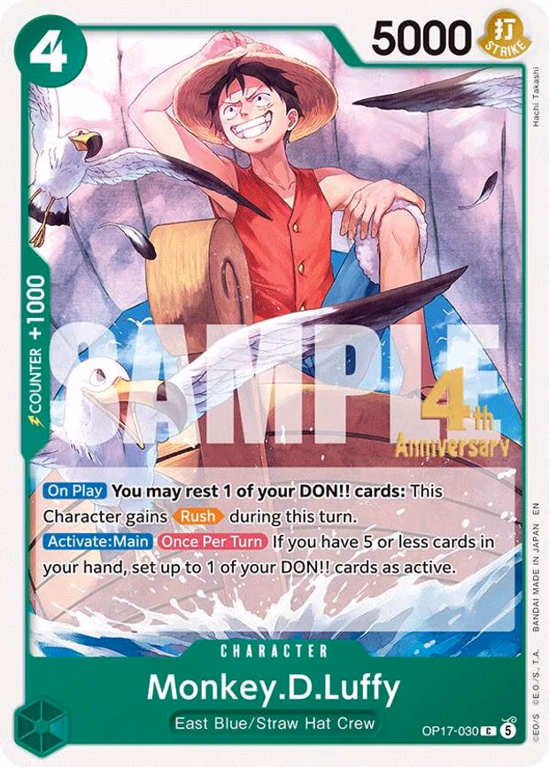 Monkey.D.Luffy - C (OP17-030)