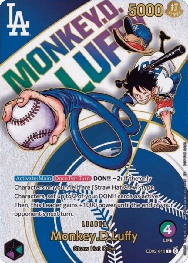 Monkey.D.Luffy (010) (Dodgers x ONE PIECE)