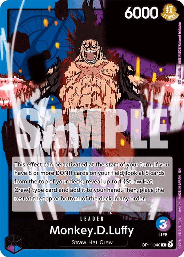 Monkey.D.Luffy - L (OP11-040)