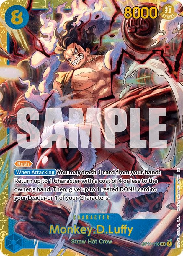 Monkey.D.Luffy - SEC (OP11-118)