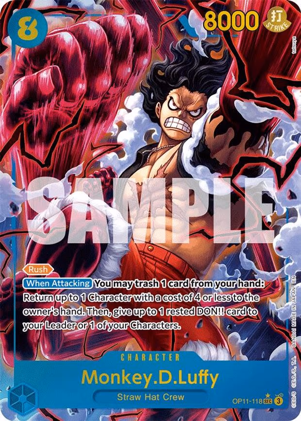 Monkey.D.Luffy - SEC (OP11-118)