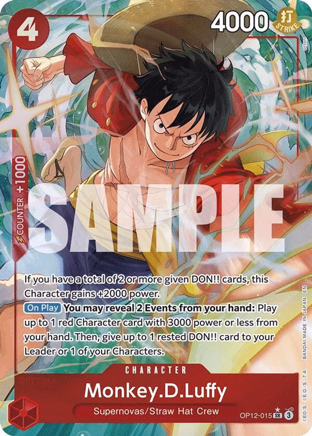 Monkey.D.Luffy - SR (OP12-015)