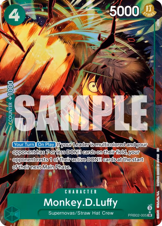 Monkey.D.Luffy - SR (PRB02-005)
