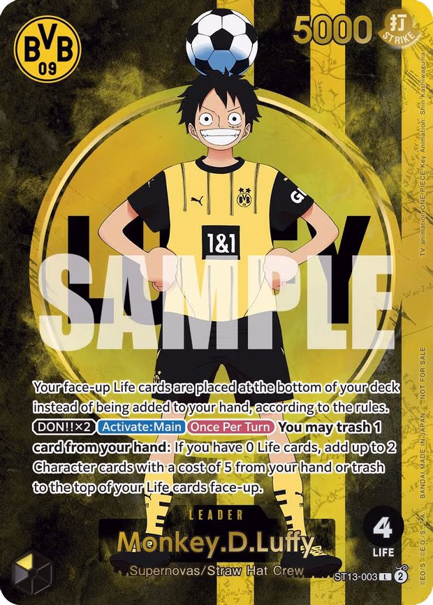 Monkey.D.Luffy (BVB x One Piece Campaign) - L (ST13-003)