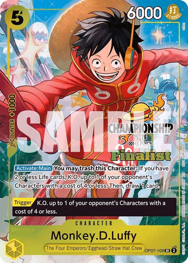 Monkey.D.Luffy - SR (OP07-109)