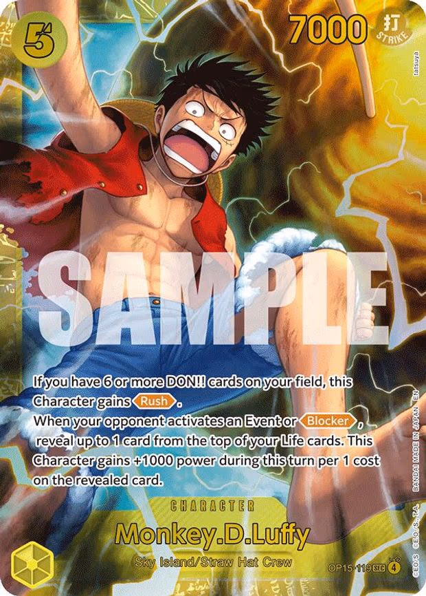 Monkey.D.Luffy - SEC (OP15-119)
