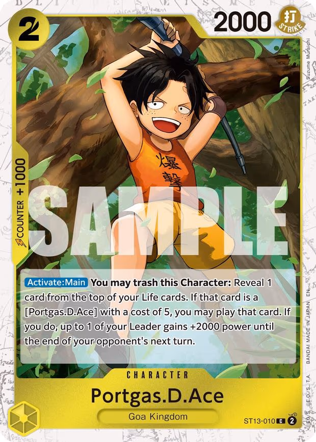 Portgas.D.Ace - C (ST13-010)