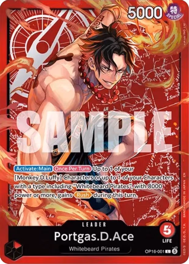 Portgas.D.Ace (Ace Deck) - L (OP16-001)