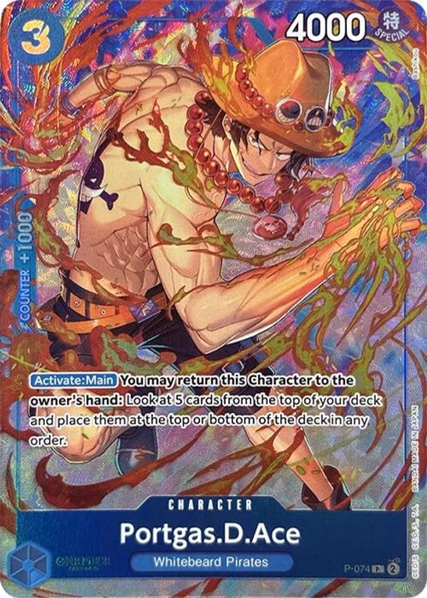 Portgas.D.Ace (Premium Card Collection -Best Selection Vol. 3 - PR (P-074)