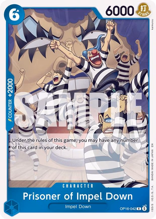 Prisoner of Impel Down - R (OP16-042)