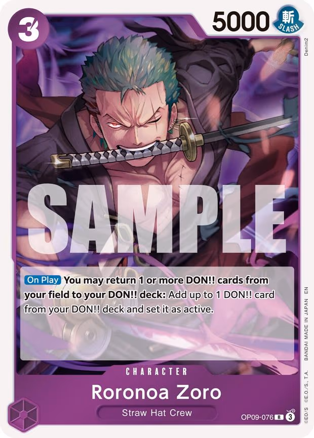 Roronoa Zoro - R (OP09-076)