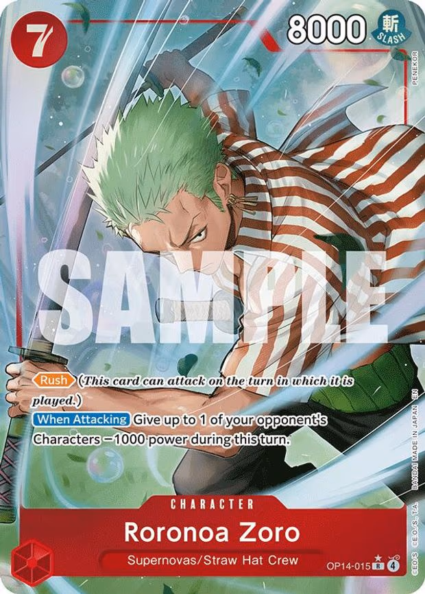 Roronoa Zoro - R (OP14-015)
