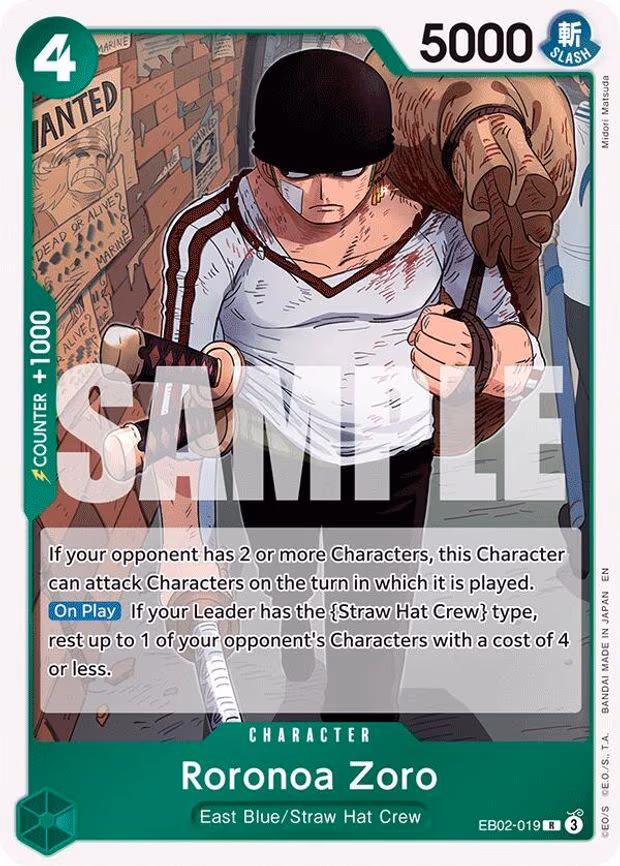 Roronoa Zoro - R (EB02-019)