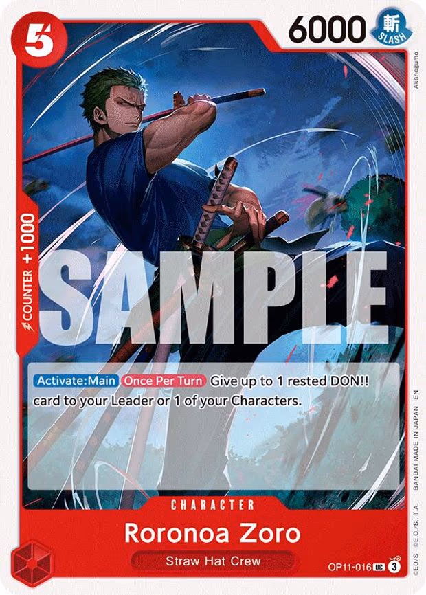 Roronoa Zoro - UC (OP11-016)