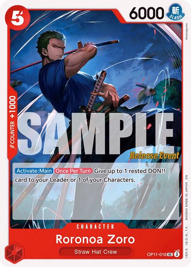 Roronoa Zoro - UC (OP11-016)