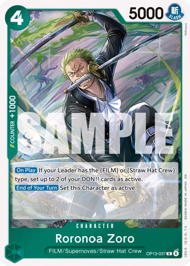 Roronoa Zoro - R (OP13-037)