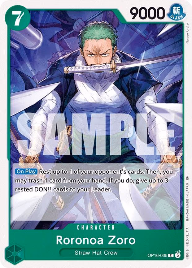 Roronoa Zoro - C (OP16-035)