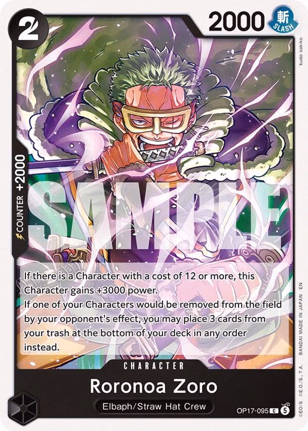 Roronoa Zoro - C (OP17-095)