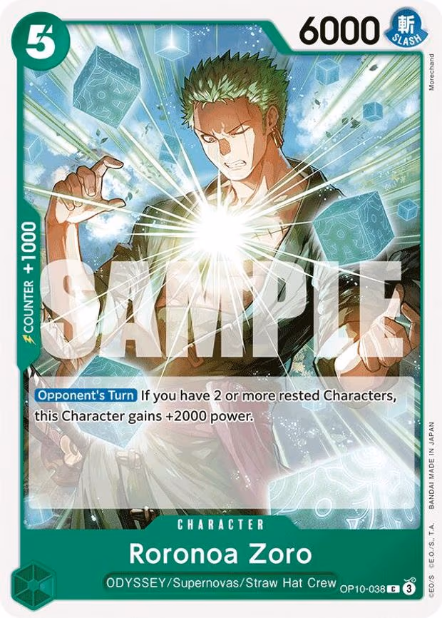 Roronoa Zoro - C (OP10-038)