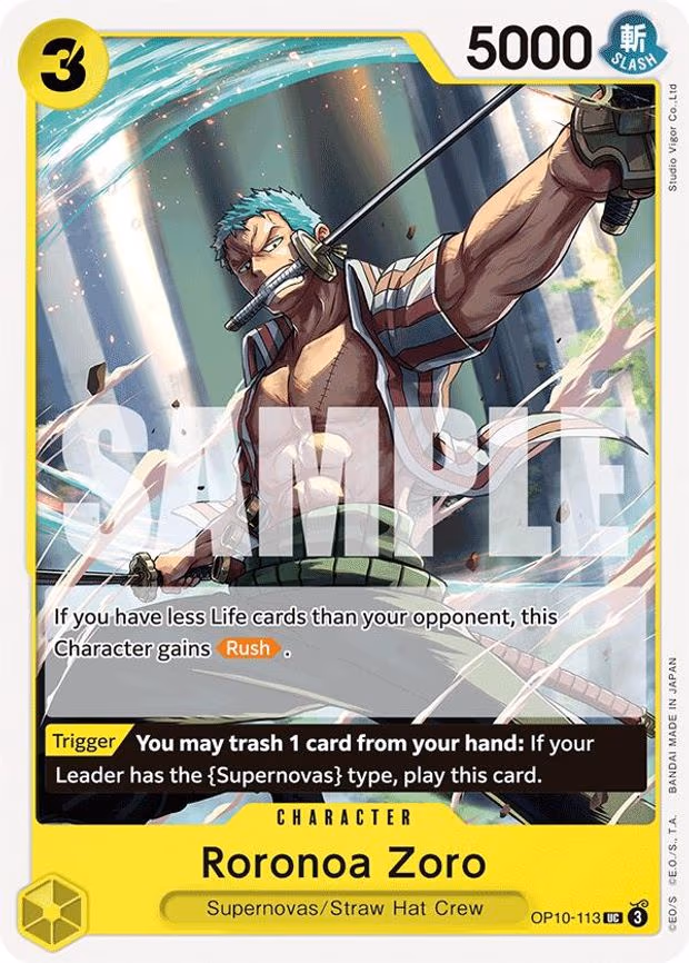 Roronoa Zoro - UC (OP10-113)