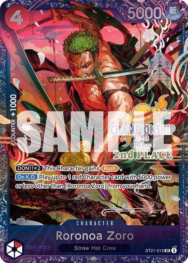 Roronoa Zoro - SR (ST21-015)