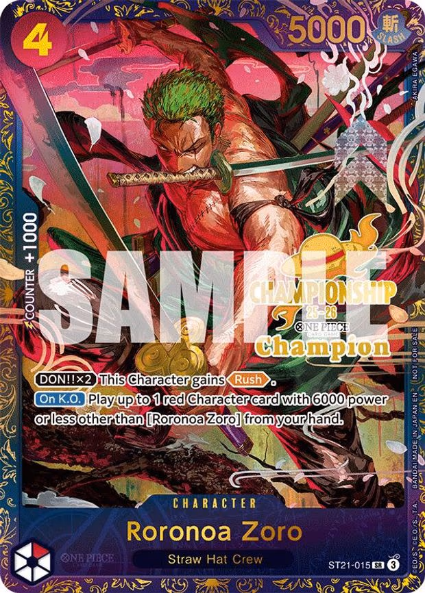 Roronoa Zoro - SR (ST21-015)