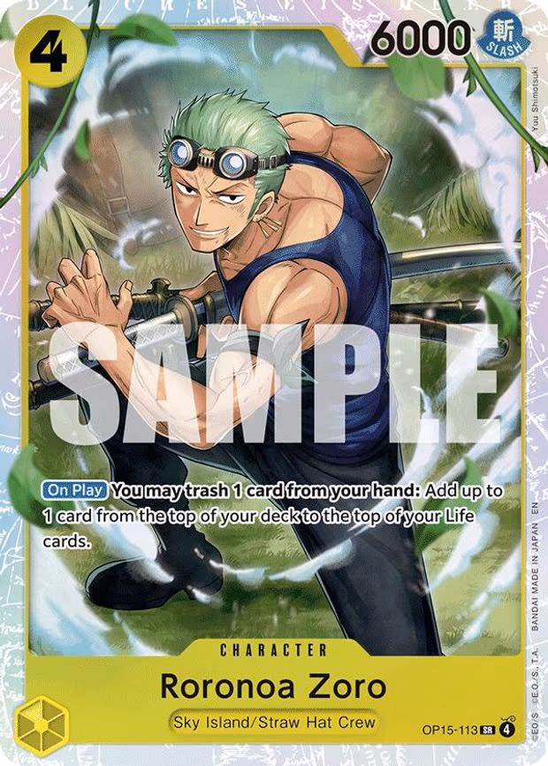 Roronoa Zoro - SR (OP15-113)
